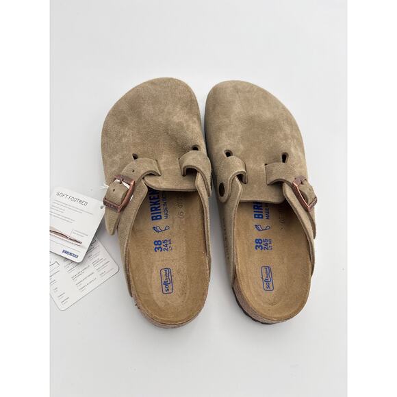 Birkenstock Boston Taupe Size 7 US / 38 EU NEW with box - Picture 5 of 7